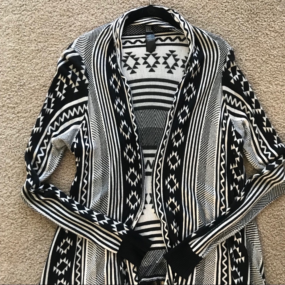 Forever 21 Printed Cardigan